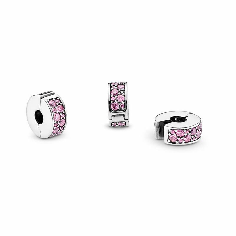 Pandora Australia Shining Elegance Clip Charm - Sterling Silver | ENZTVB154